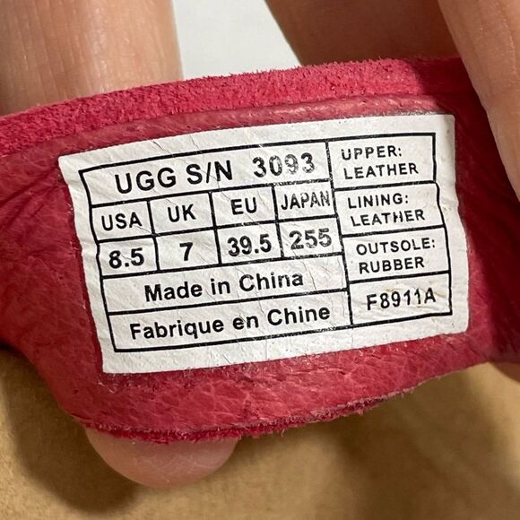 UGG Zamora Espadrilles Women's Sz US 8.5 | EU 39.5 Wedge Flip Flop Sandals Shoes - Picture 8 of 8